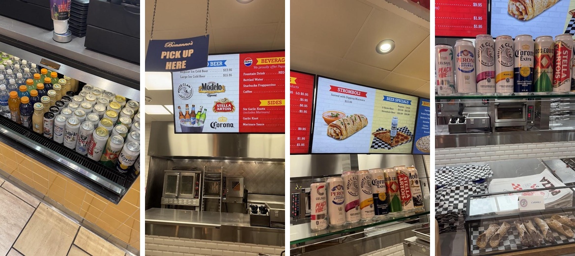 Bonanno's New York Pizzeria - Flamingo Food Court Menu